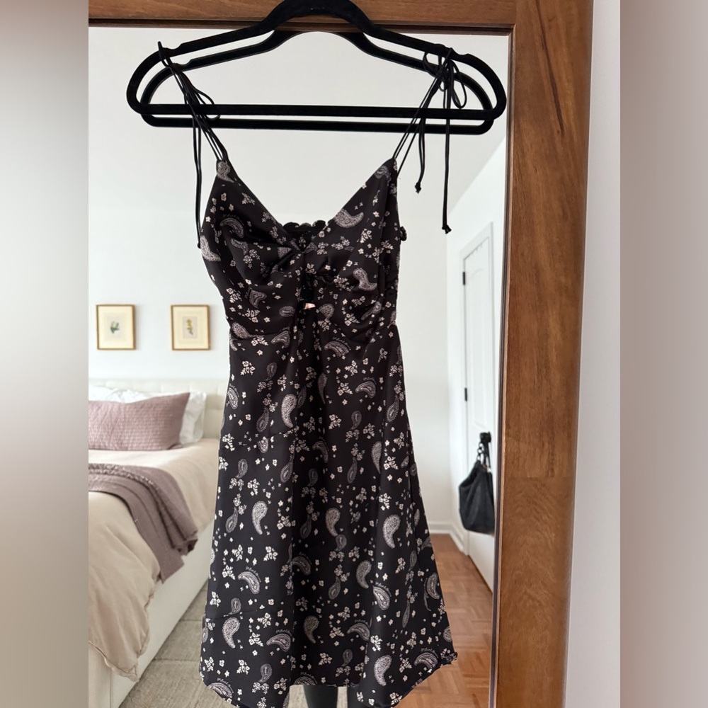 Black Floral Dress